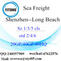 Shenzhen Port Sea Freight Shipping To Long Beach